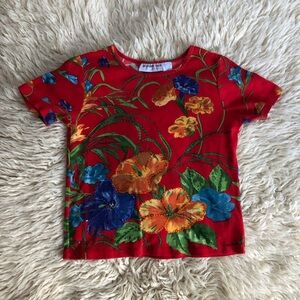 Bedford Fair Sequin Short Sleeve Tee Size M